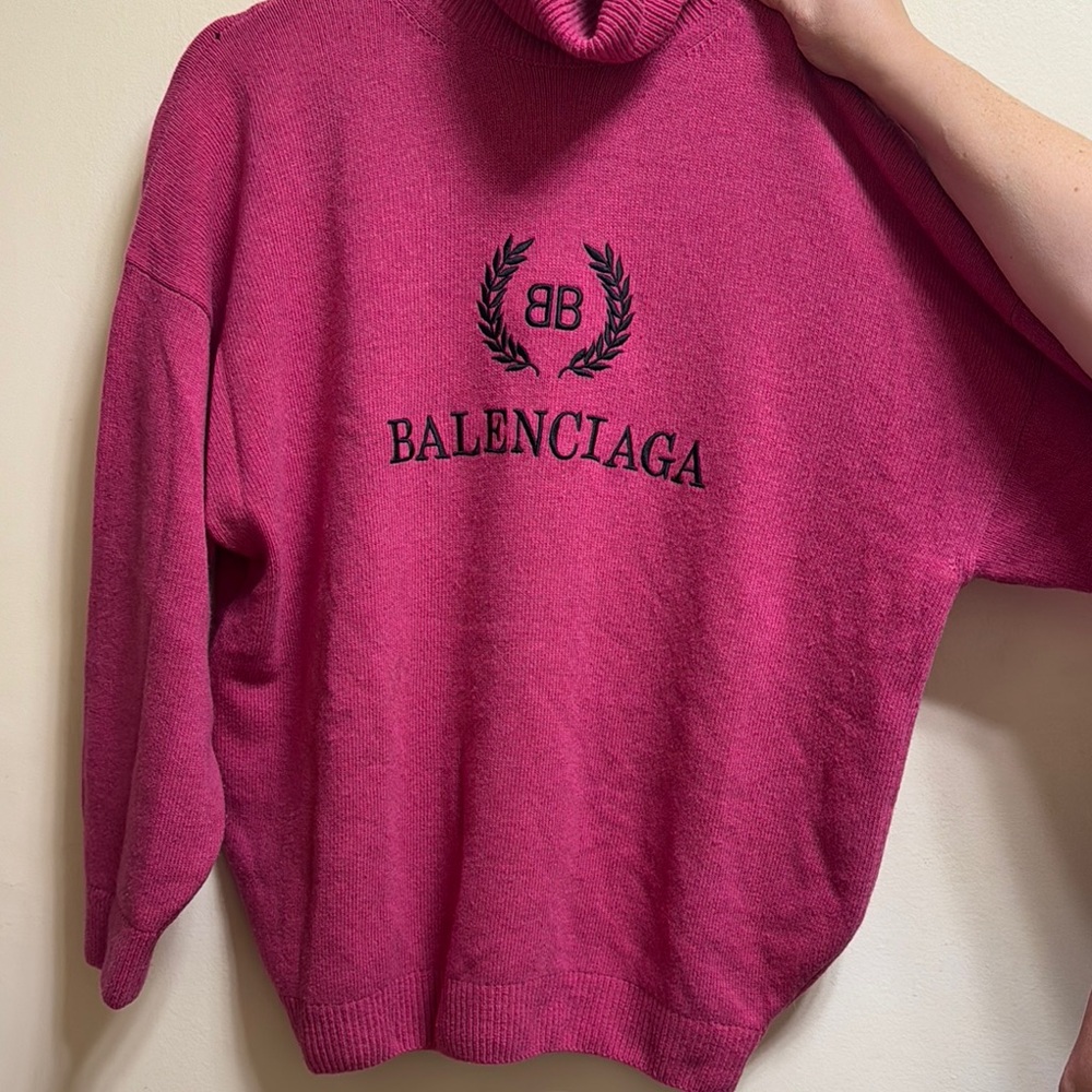 Balenciaga Pink Sweater